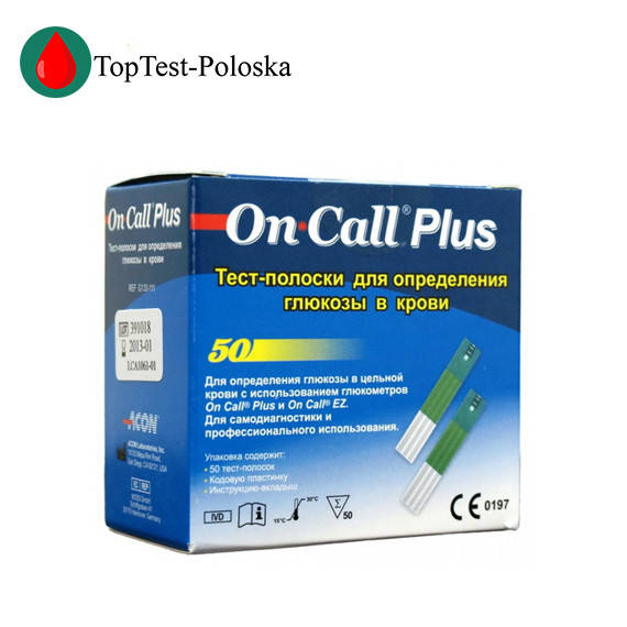 

Тест-полоски On Call Plus 50
