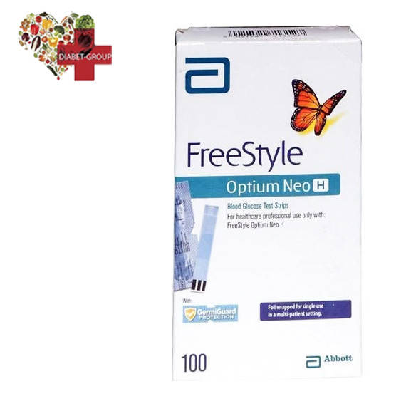 

Тест полоски Фри Стайл Оптиум Нео Н (FreeStyle Optium Neo H) 100 шт.