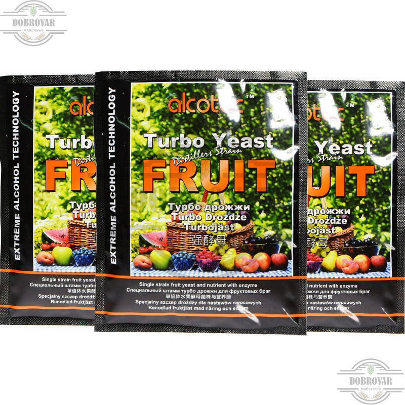 

Дрожжи Alcotec Fruit, 60 г (Алкотек фруктовые)