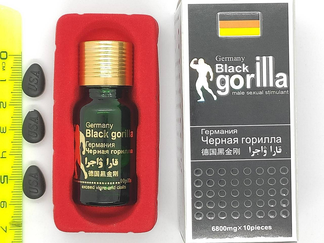 

Черная горилла Таблетки для потенции Black gorilla 10 шт