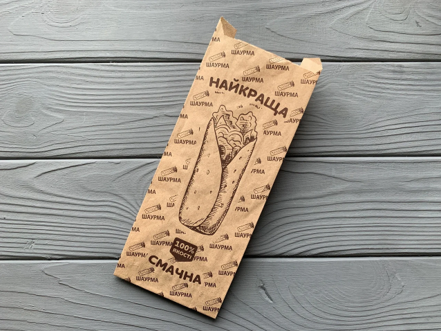 

Упаковка для шаурмы 220х90х50 мм 900Ф, Белый