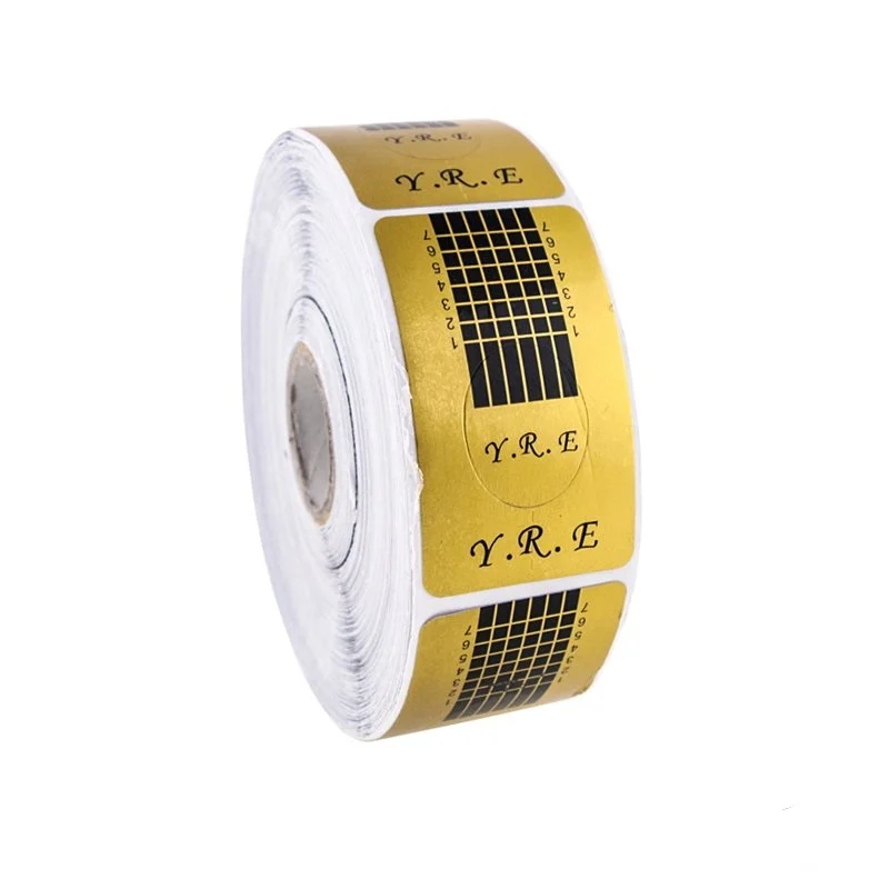 

Формы узкие YRE золотые, 500 шт