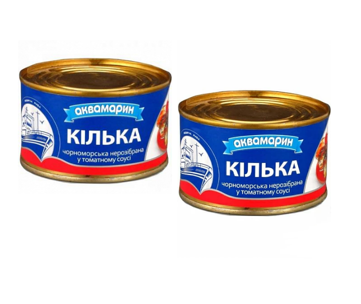 

Килька в томатном соусе черноморская неразборная Аквамарин, 230 г.