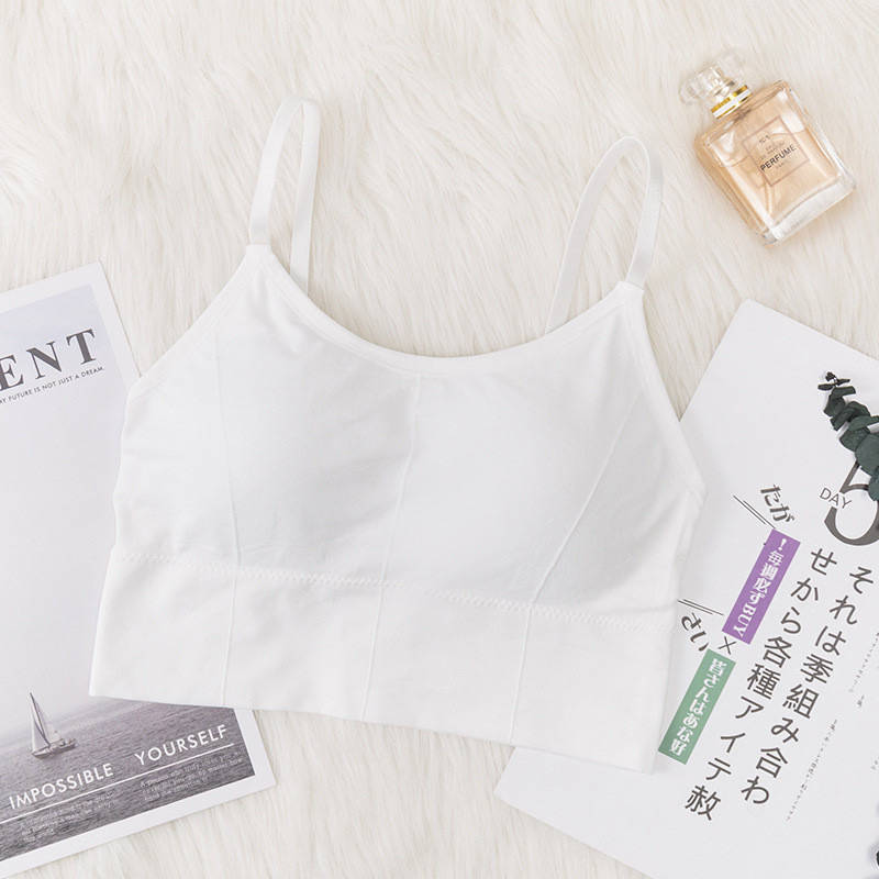 

Топ с чашками, бесшовный с регулируемых бретелях белый