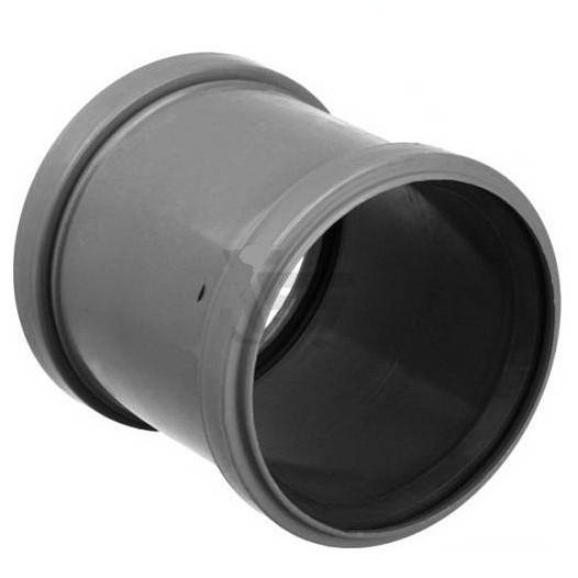 

Муфта д.110 для канализации Инсталпласт, Серый