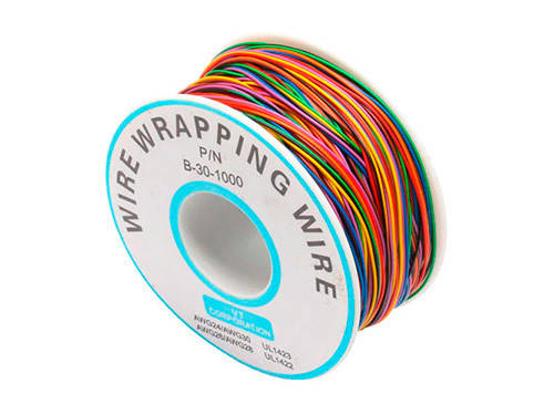 

Провод монтажный 30AWG 0.25мм 240м 8 цветов для монтажа накруткой