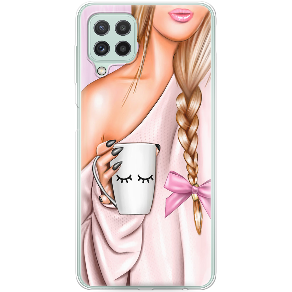 

Чехол BoxFace Samsung Galaxy M22 с принтом Morning Coffee, Прозрачный