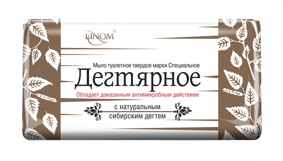 

Мыло туалетное твердое марки Специальное Дегтярное LINOM