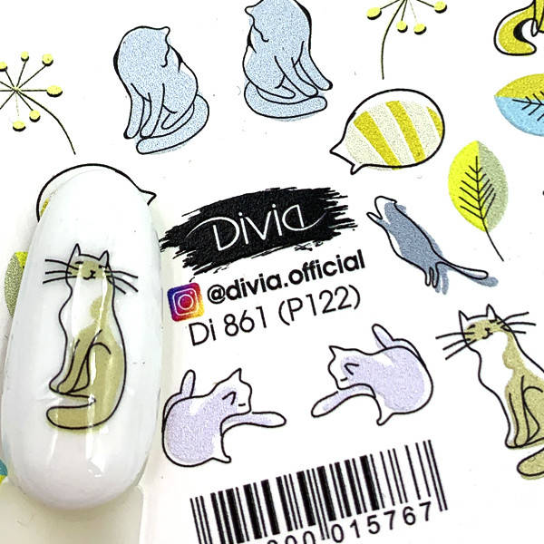 

Divia Наклейки "Рельеф" Di861 №P122