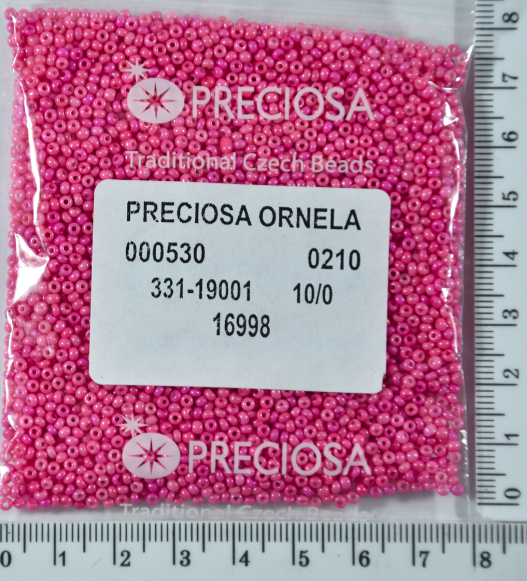 

Бисер PRECIOSA №10/0 натурал №16998 пакет 50 грамм уп=1пакет