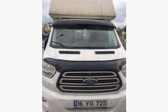 

Дефлектор капота (мухобойка) Ford Transit c 2015- (HIC)