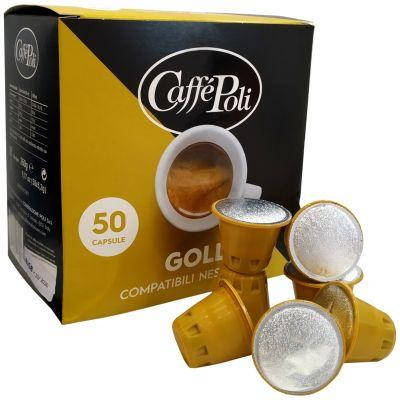 

Кофе в капсулах Nespresso Caffe Poli Gold 50шт