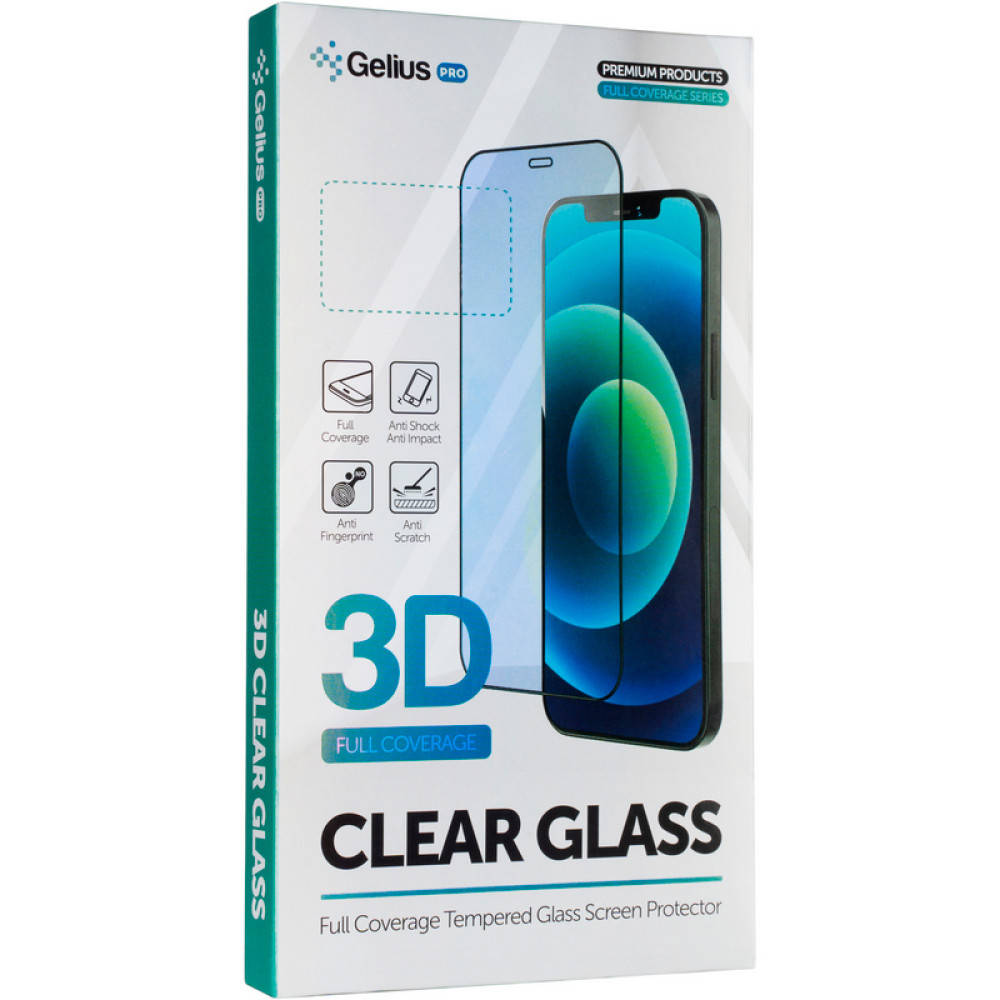 

Защитное стекло Gelius Pro 3D для Xiaomi 11T / 11T Pro, Black, Черный