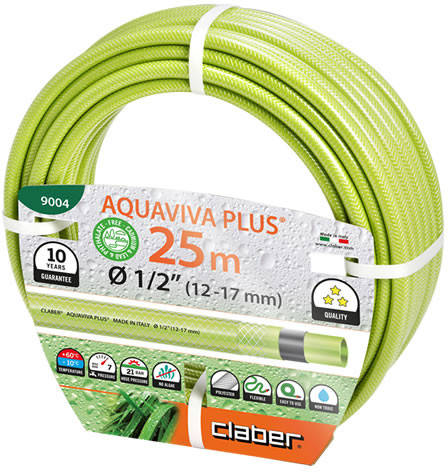 

Шланг поливочный Claber Aquaviva Plus 1/2" 25 м