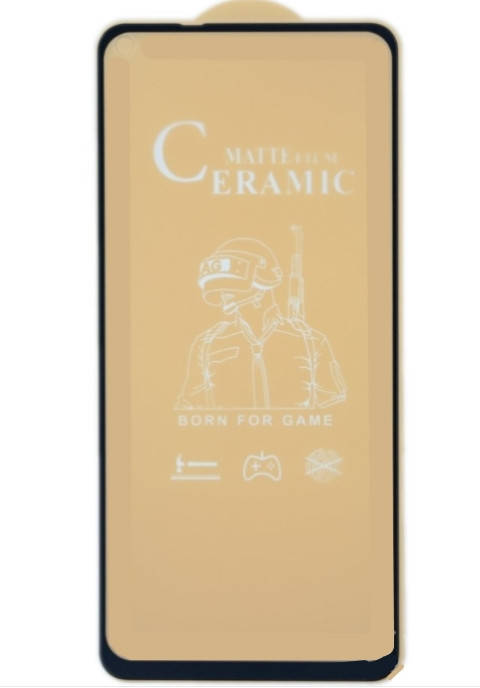 

Захисна плівка Ceramic Matte Xiaomi Redmi Note 9 Full Glue black, Черный