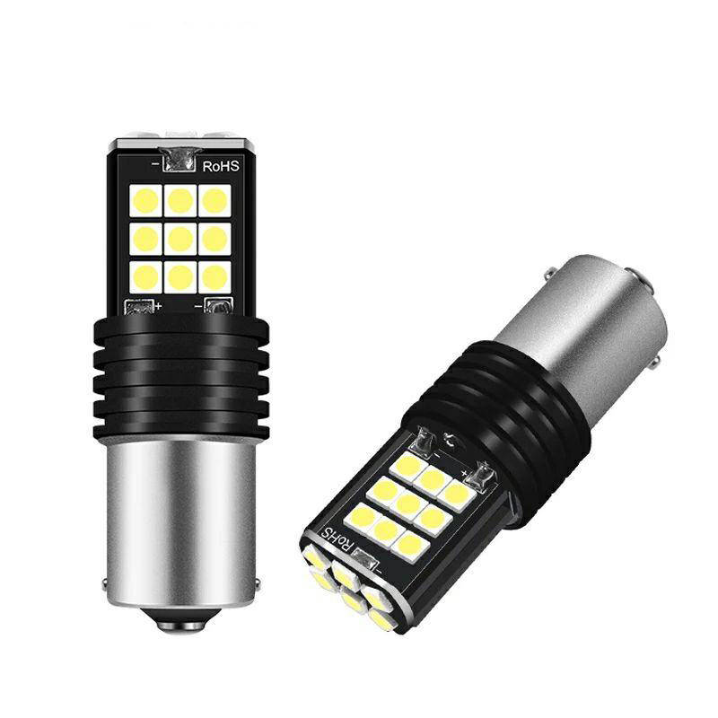 

Автомобильные LED лампы HP81 БЕЛАЯ в ЗАДНИЙ ход, ДХО, СТОП - ЯРКАЯ с цоколем 1156 (P21W) (BA15S) 12в, 4Вт, 24