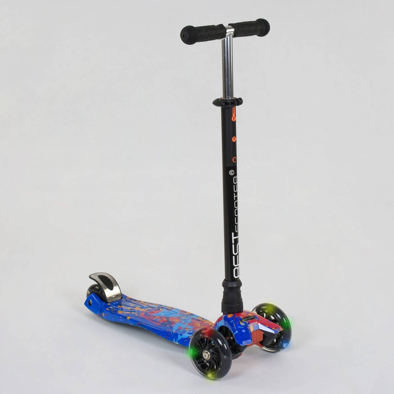 

Детский самокат трехколесный Best Scooter MAXI со светом колес