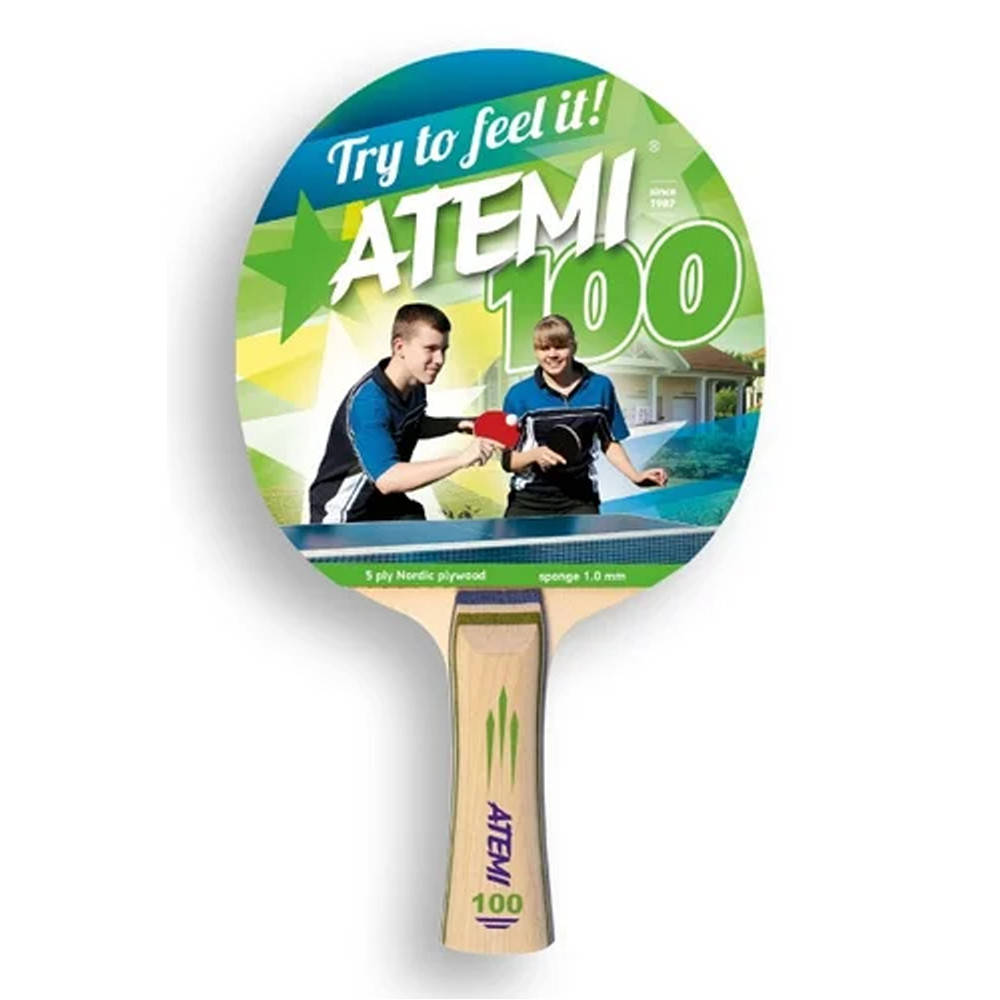 

Ракетка для настольного тенниса Atemi 100 4740152100338
