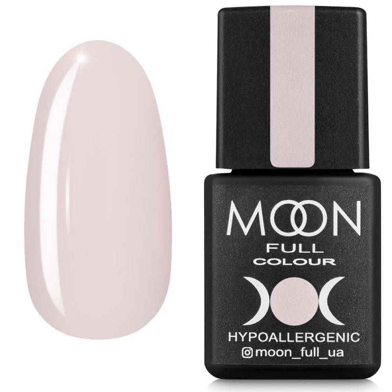

Гель лак Moon Full color Gel polish №232 (бело розовый, эмаль), 8 мл