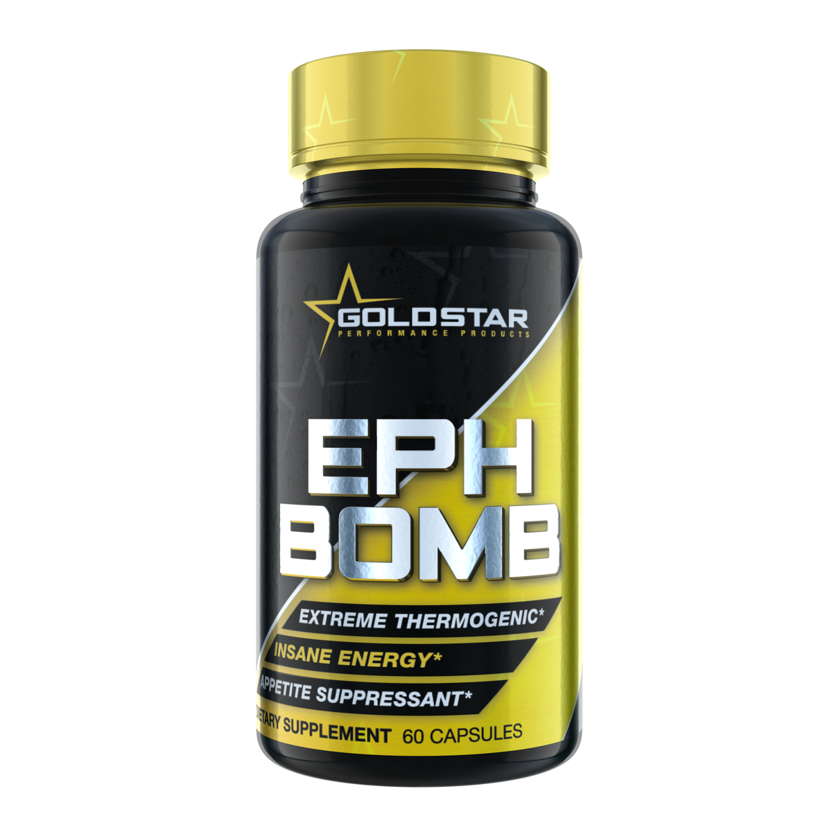 

Gold Star Жиросжигатель EPH Bomb (50mg Ephedra+DMAA), 60ct