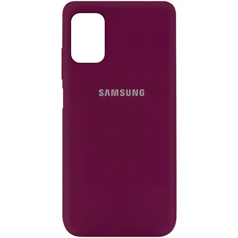

Накладка Silicone Case Samsung M31S вишня