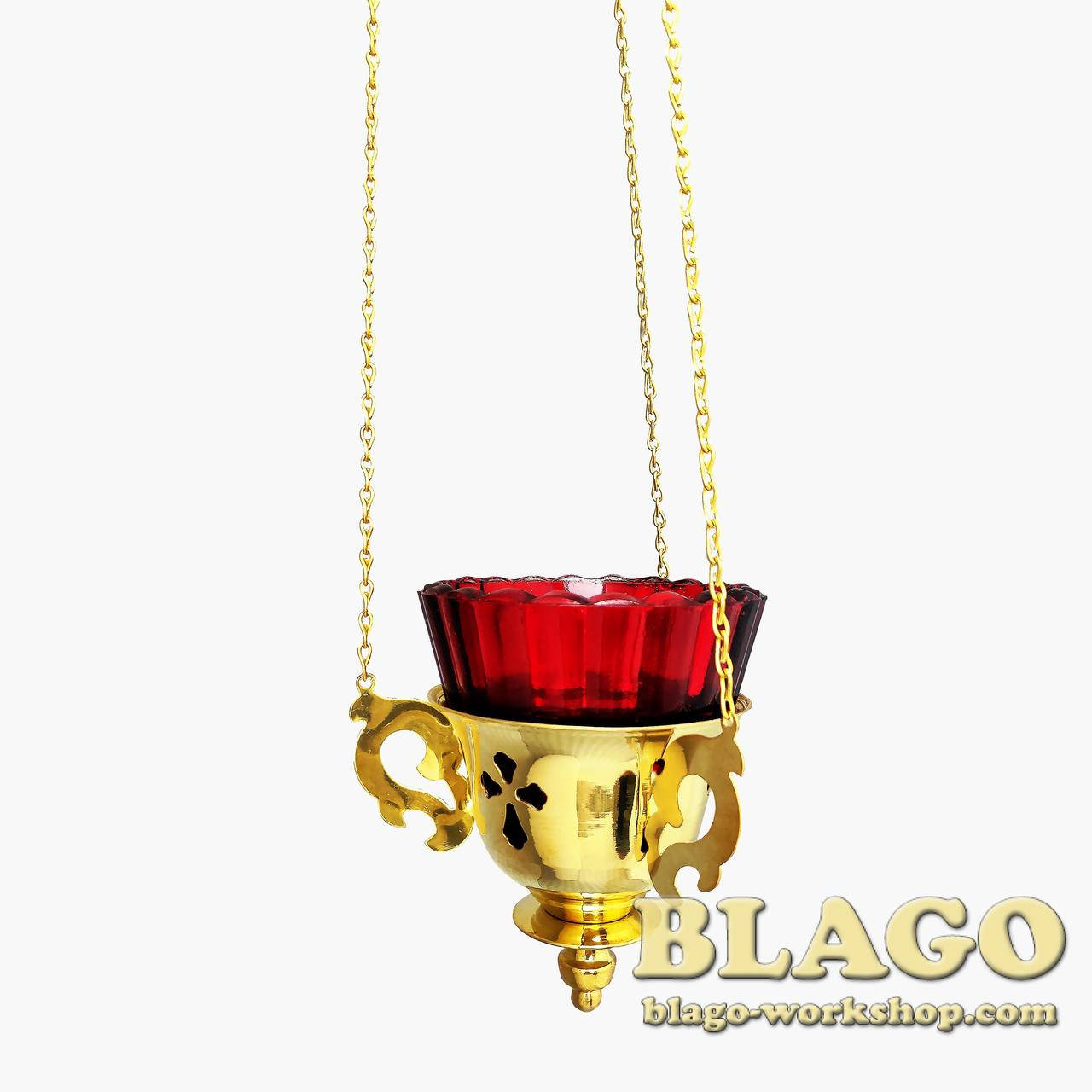 

Лампада підвісна, Лампада подвесная, Vigil lamp (hanging), 11х8 см