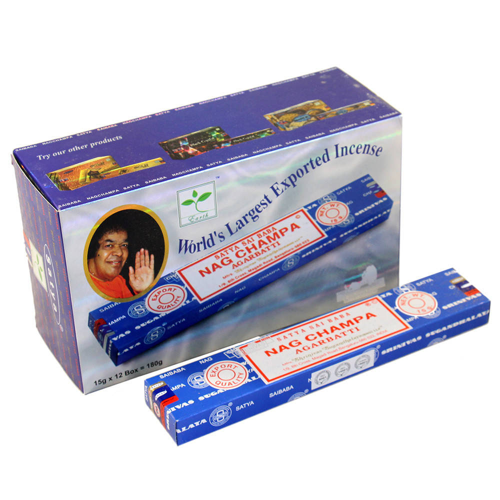 

Ароматические палочки Nag Champa Satya, 15 г