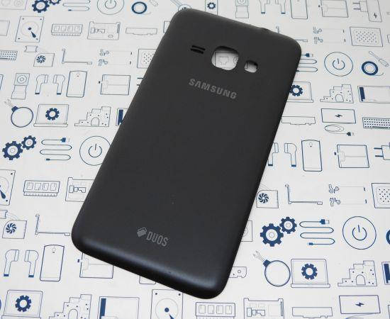 

Задняя крышка Samsung Galaxy J1 SM-J120H черная Сервисный оригинал с разборки, Черный