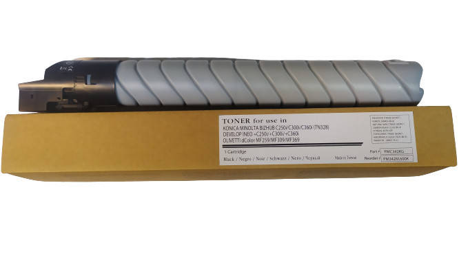 

Тонер туба KONICA-MINOLTA Bizhub C250i/C300i/C360i/TN-328K (600г) Black, Tomoegawa