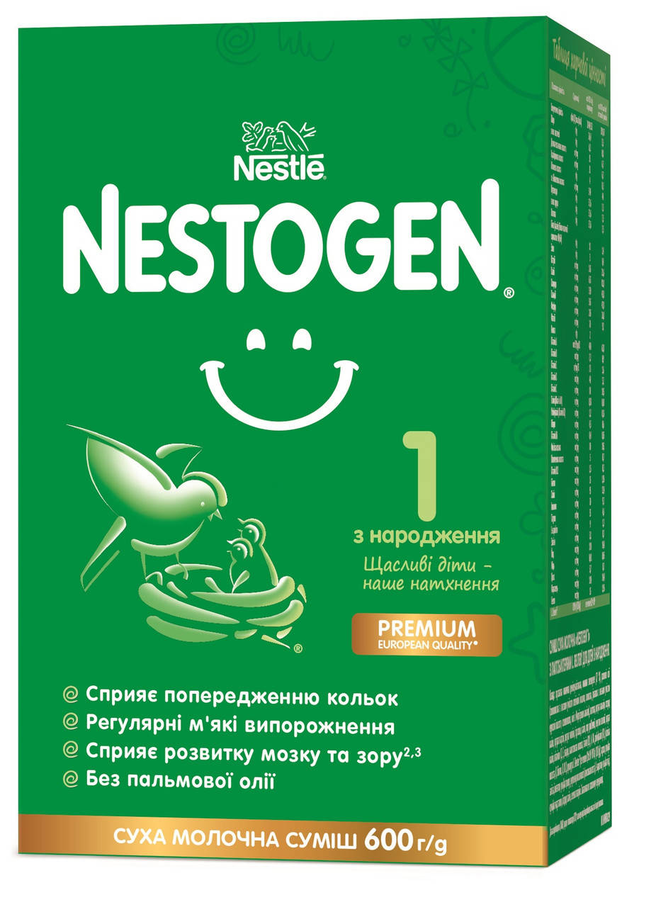 

Сухая молочная смесь Nestogen 1 для детей от 0 до 6 месяцев, 600 г (Нестожен)