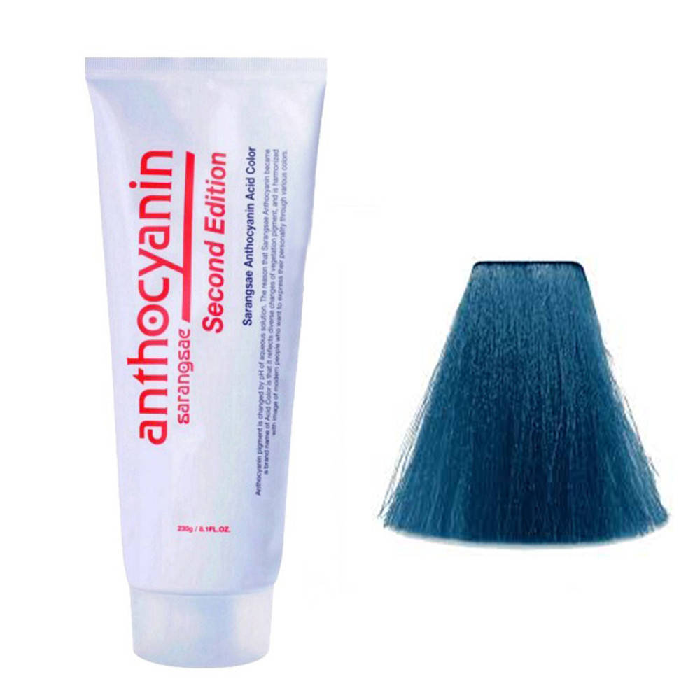 

Гель-краска для волос Anthocyanin Second Edition B11 Cloudy Blue 230 г, Синий