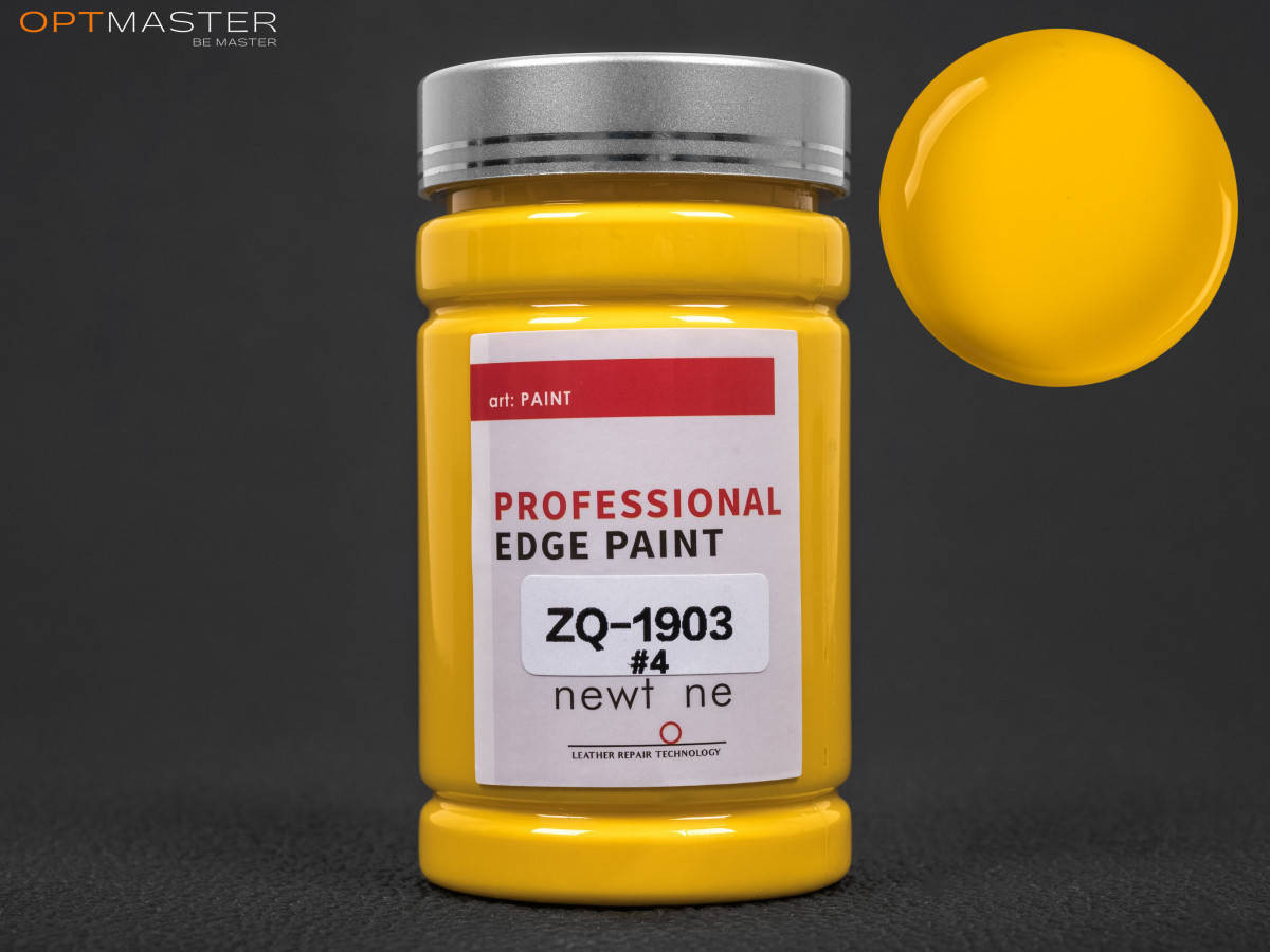 

Краска для торцов / урезов кожи матовая Newtone Edge Paint, цв. желтый №4, 200 г