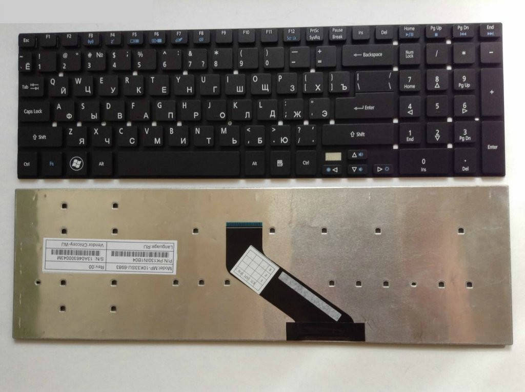 

Клавиатура ACER KB.I170G.310 V121702AS2 PK130IN1A04, Черный