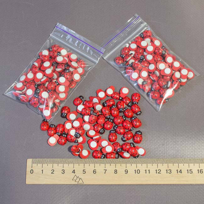 

Декор божьи коровки за 10 грамм ДЛ-4