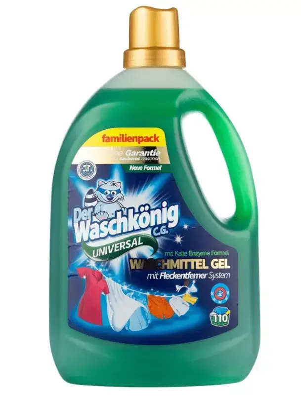 

Гель для стирки Der Waschkonig Gel Universal 3,305 L. (110 стирок)