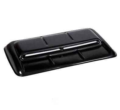 

Воздухозаборник жабо универсальный 610х380 мм., Черный