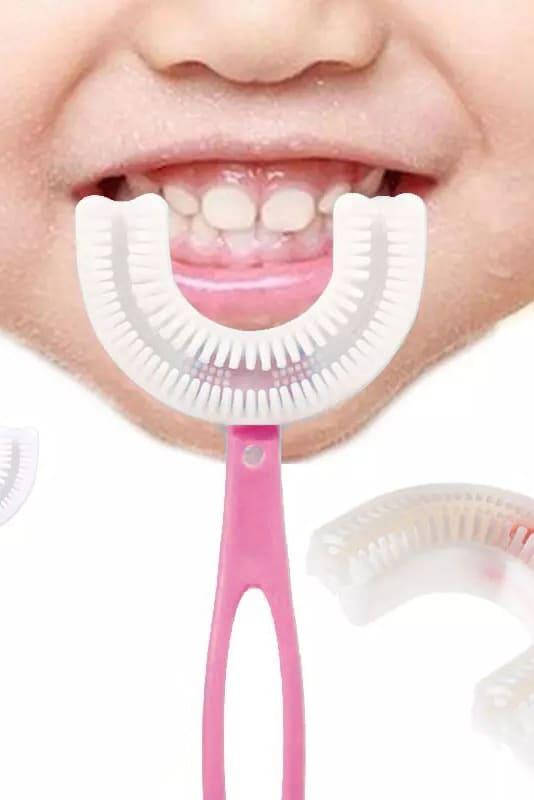 

Детская зубная щетка 360 градусов в виде капы 143673M