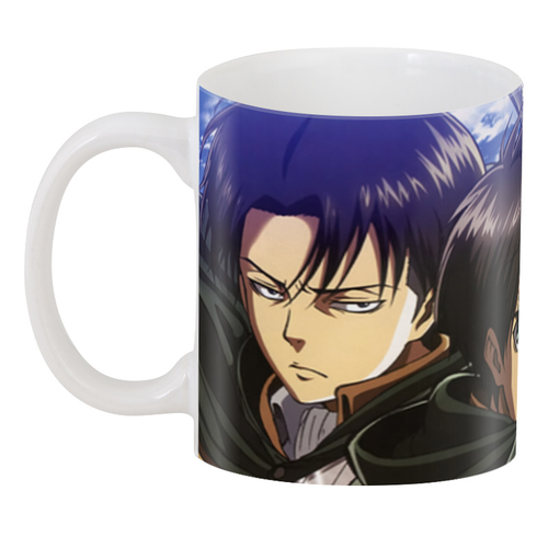 

Кружка Geek Land белая Атака Титанов Attack on Titan Микаса Леви Эрен AT.02.39, Белый