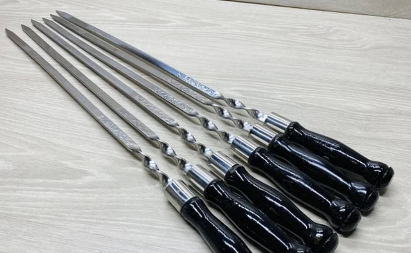 

Шампура с деревяной ручкой, BLACK 3 мм