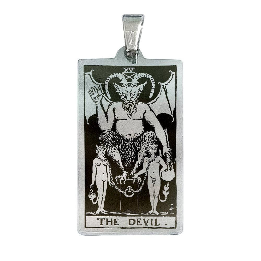 

Кулон XV "Дьявол" (c рамкой)