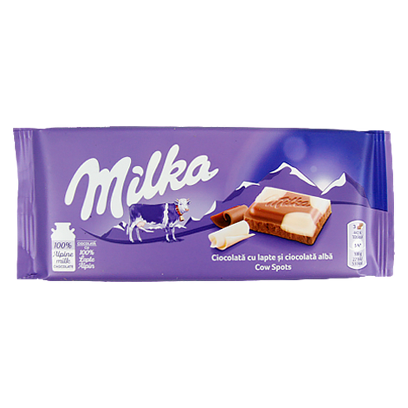 

Шоколад Мілка молочно-біла Milka cow spots 100g 23шт/ящ (Код : 00-00005281)