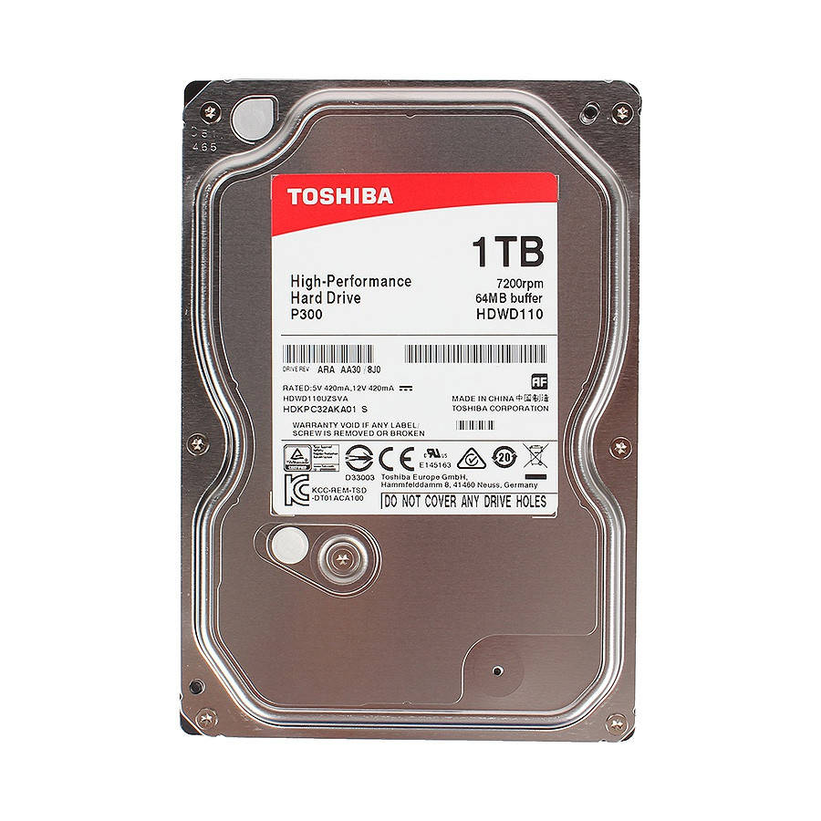 

Жесткий диск 1 ТБ Toshiba HDWD110UZSVA (P300)