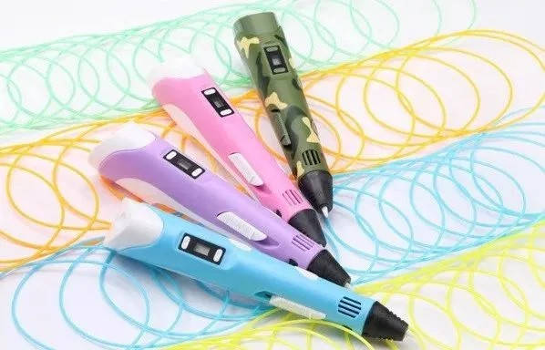 

3D Ручка PEN-2 с LCD-дисплеем + пластик