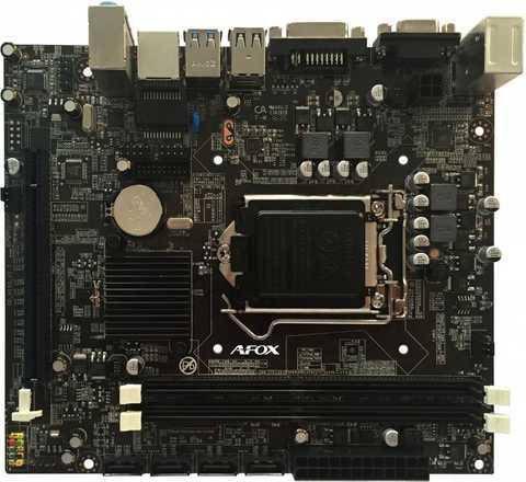 

Матер.плата AFOX back panel H110