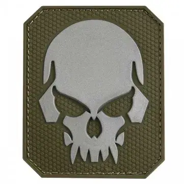 

Эмблема Mil-Tec PVC 3D SKULL Big Olive