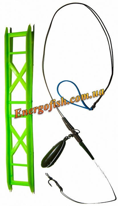 

Снасть Mad Carp на лидкоре с грузом 90г (1 крючок)