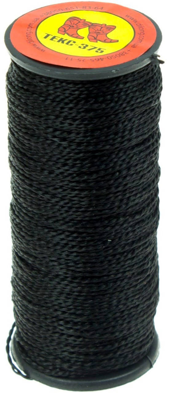 

Нитки капрон. (375-2) №91732 (чорна)(10)(500)