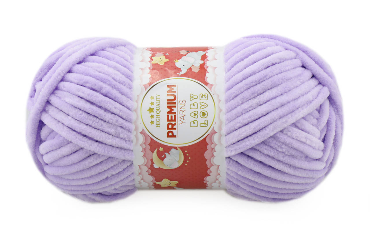 

Premium Yarn Baby Love 50гр, Сирень №305, Сиреневый