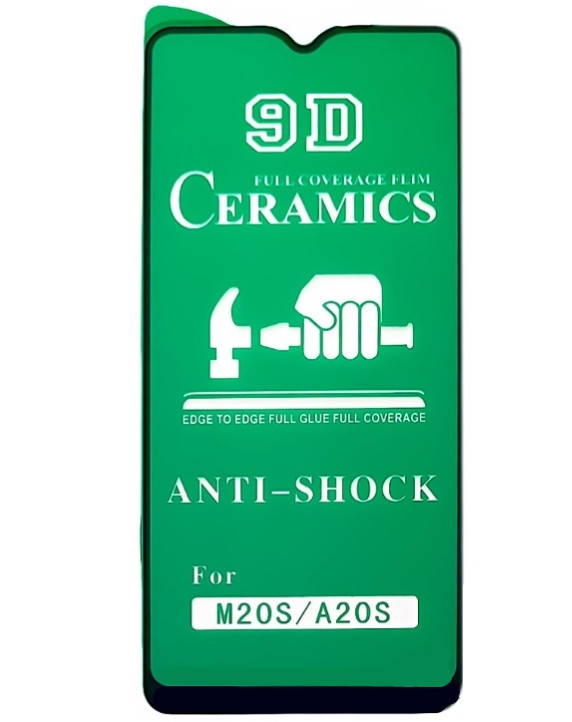 

Захисна плівка Ceramic Samsung A207 Galaxy A20s 2019 Full Glue black, Черный