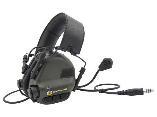 

Активные наушники с гарнитурой EARMOR M32 комплект с оголовьем, Черный